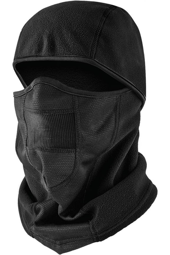 Balaclava Ski Mask Winter Fleece Thermal Face Cover for Men Women Breathable Skiing Motorcycle & Snowboarding, Black, Small