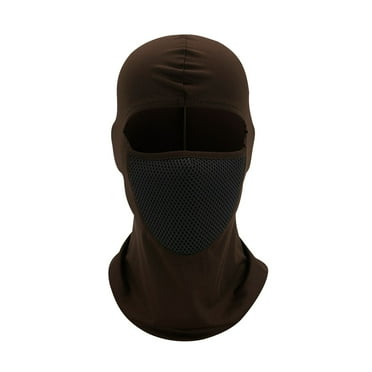 Balaclava Ski Mask Winter Fleece Thermal Face Mask Cover For Men Women Warmer Windproof Breathable Protection Skiing Face Mask Coffee
