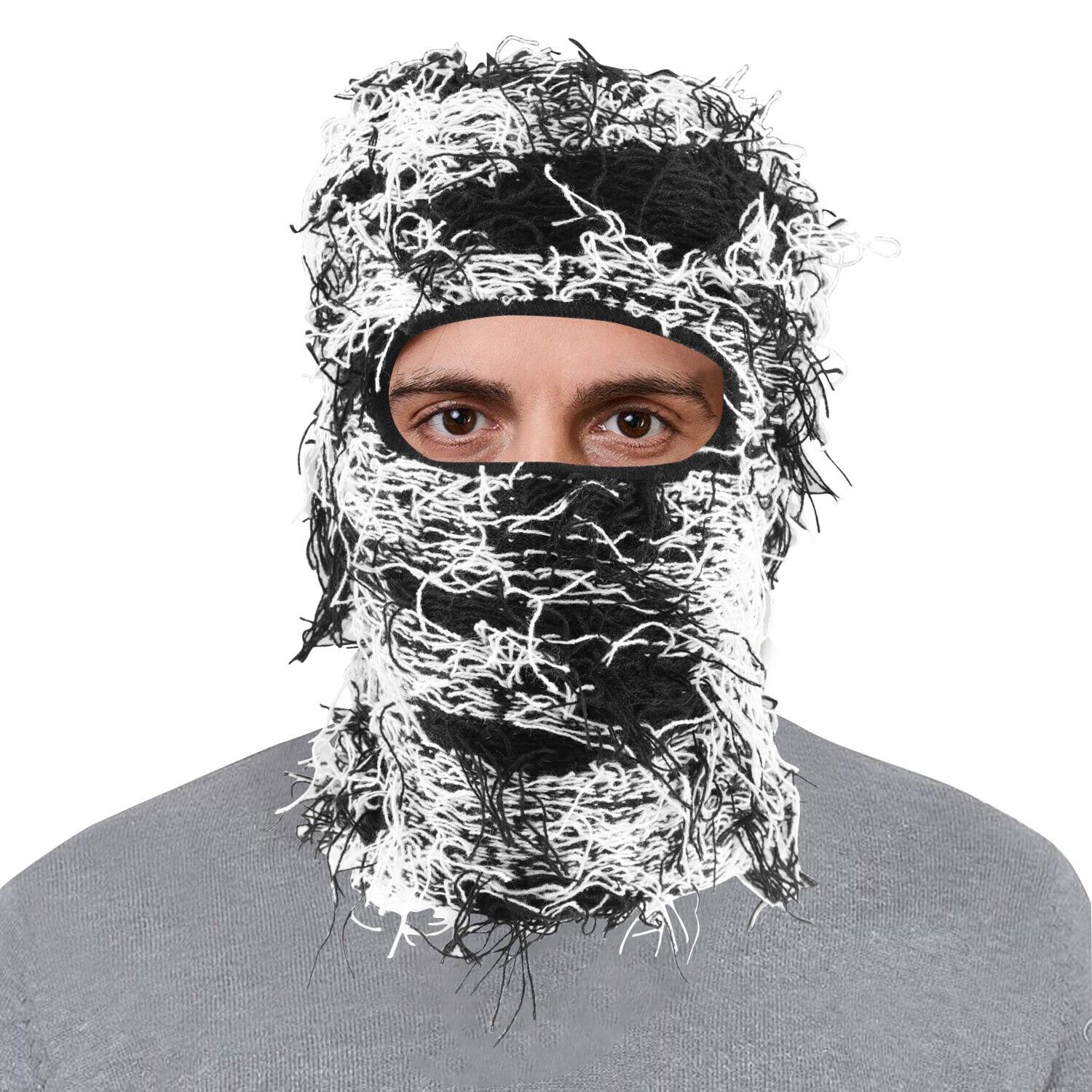 Balaclava Ski Mask Winter Warmer Fuzzy Ski Mask for Men Women Full Face