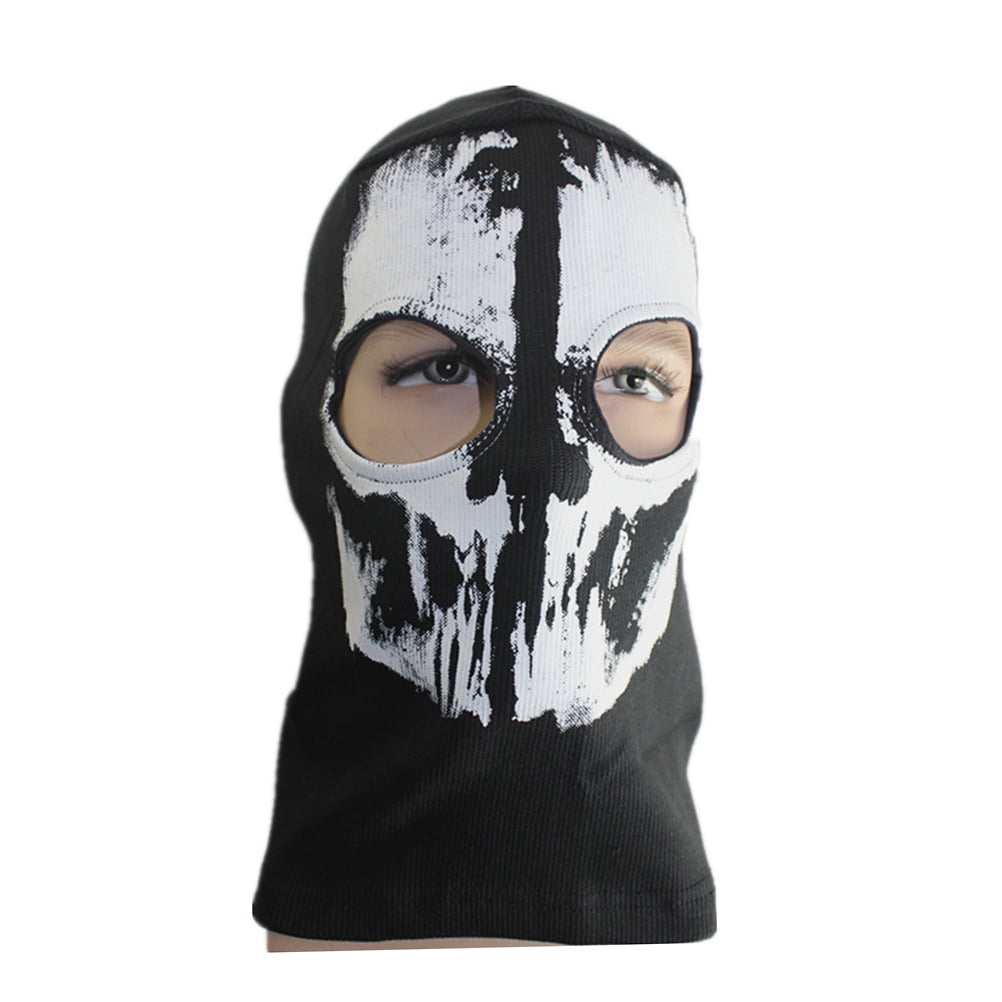 Balaclava Skull Full Face Mask Hood for Skiing Paintball Game Cosplay