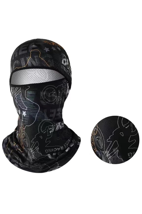 Balaclava Sun UV Protection Face Mask, Ice Silk Breathable Full Face Cover, Full Head Mask for Motorcycle, Fishing, Cycling