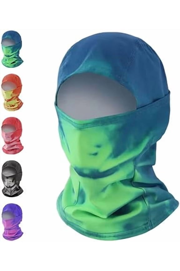 Balaclava Temperature-Sensitive Color-Changing mask, Windproof and Warm Winter Scarf mask, Cold-Proof ski mask（x）