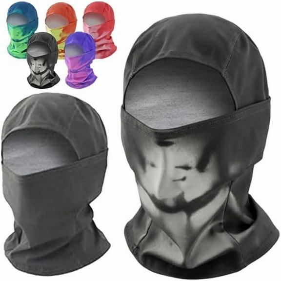 Balaclava Temperature-Sensitive Color-Changing mask, Windproof and Warm Winter Scarf mask, Cold-Proof ski maskx