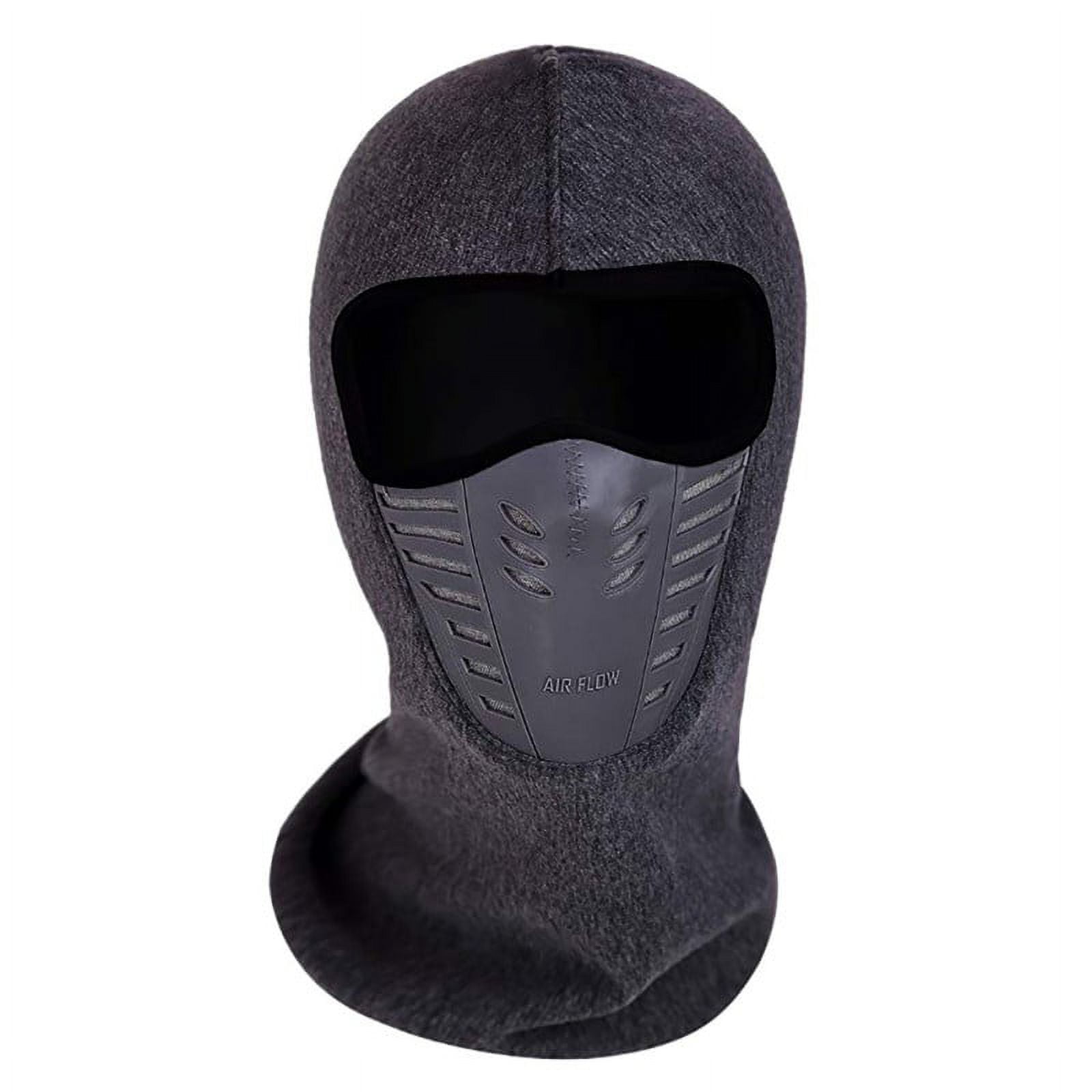Winter Face Mask for Men & Women, 2 Pack Black Windproof Ski Mask, Outdoor  Cycling Skateboard Balaclava Face Mask