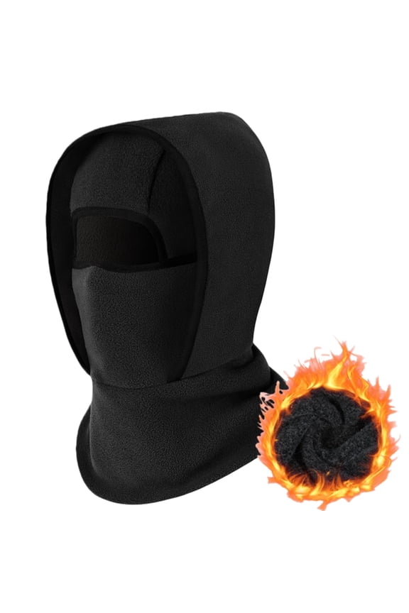Balaclava Windproof Winter Face Mask Warm Ski Mask for Men and Women Cold Weather Motorcycle Bike Cycling Neck Warmer Black