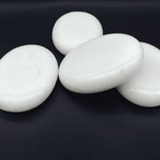 Baladais 4 pcs Cold Stone Massage Stone Set Handcrafted Marble Stone Set