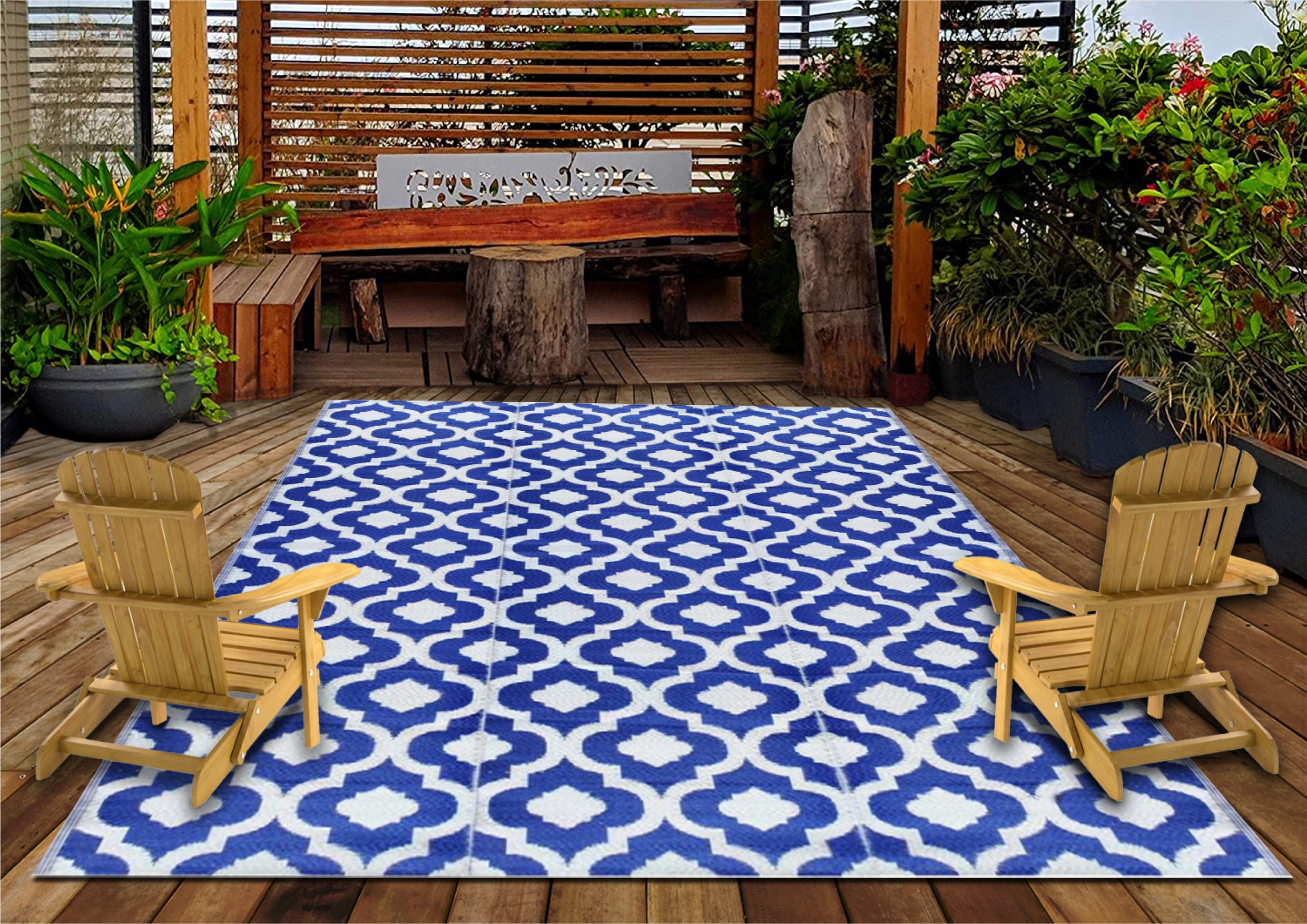 BalajeesUSA Outdoor Indoor rugs Plastic straw patio rugs9 by 12 feet
