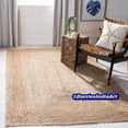 thumbnail image 1 of Balaji Arts Agro richer Handwoven Jute Area Rug,Natural Yarn Hand Braided Round Rugs for Bedroom, Kitchen, Living Room, Farmhouse Rugs for Living Room, 1 of 4