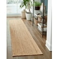 thumbnail image 1 of Balaji Arts Natural Jute Rug Hand Braided Round Area Rug for Home Décor, 1 of 4
