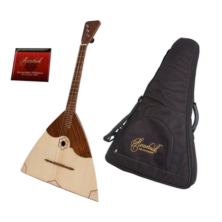 Balalaika, Prima, Deluxe, Sheesham w/ Gig Bag & Extra Strings Set