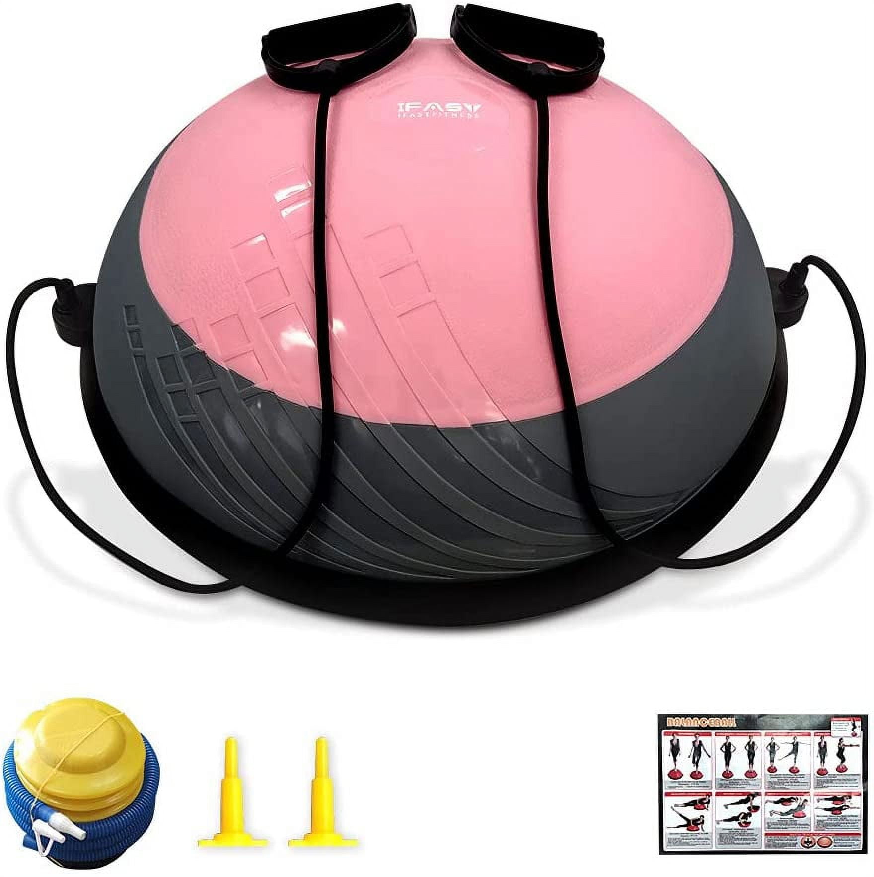 IFAST Balance Ball Trainer with 660LB Weight Capacity, Resistant Band