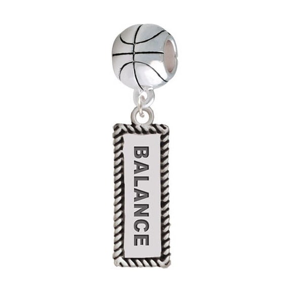 Balance - Basketball Charm Bead