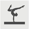 thumbnail image 1 of Balance Beam Artistic Gymnastics DIY Cookie Wall Craft Stencil - 3.5 Inch, 1 of 5
