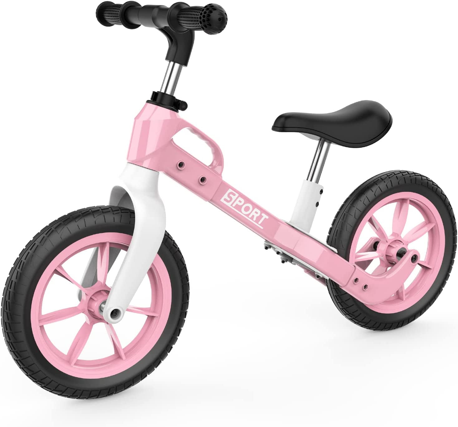 Balance Bike for Kids, No Pedal, Lightweight Frame, 360°Unlimited