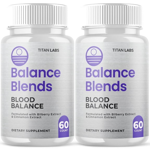 Balance Blends Advanced Formula Blood Support for Health and Wellness BalanceBlends Vitamins Taken Daily 2 Month Supply 120 Capsules