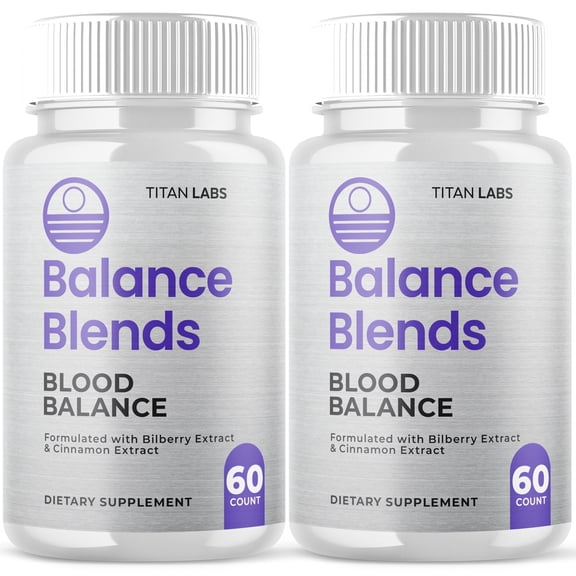 Balance Blends Advanced Formula Blood Support for Health and Wellness BalanceBlends 120 Capsules