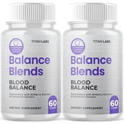 Balance Blends Advanced Formula Blood Support for Health and Wellness BalanceBlends Vitamins Taken Daily 2 Month Supply 120 Capsules