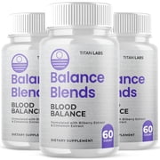 Balance Blends Advanced Formula Blood Support for Health and Wellness BalanceBlends Vitamins Taken Daily 3 Month Supply 180 Capsules