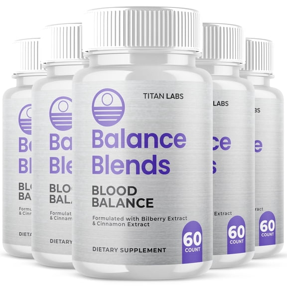 Balance Blends Advanced Formula Blood Support for Health and Wellness BalanceBlends 300 Capsules