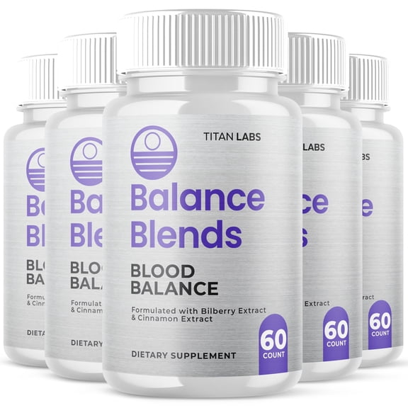 Balance Blends Advanced Formula Blood Support for Health and Wellness BalanceBlends 300 Capsules