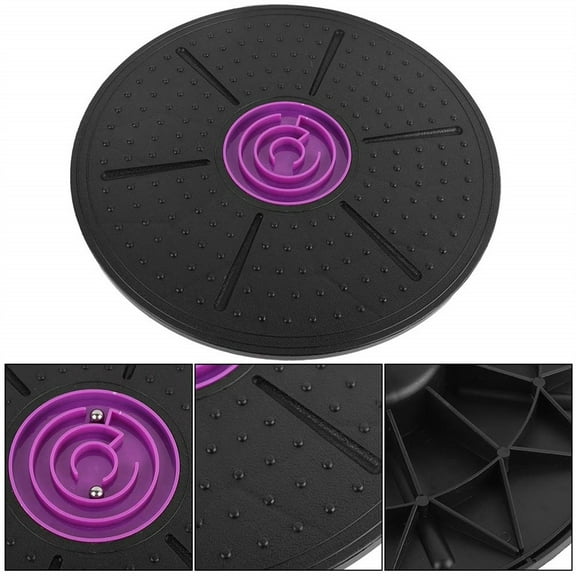 Balance Board 2.4 x 14.2 Inch Labyrinth Wobble Balance Board, Fitness Yoga Training Disc Office Home Exercise Stability, Exercise Balance Board for Core Strength, Exercise Equipment, Black
