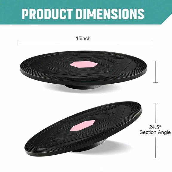 Balance Board, Disc Swing Board, Physical Therapy Equipment, Core Trainer, Lightweight Only 2 Pounds, Capable Of Bearing Up To 300 Pounds