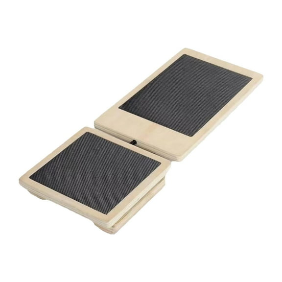 Balance Board Foot Stretcher Ankle Exerciser with Wooden Construction for Adults Athletes Physical Therapy