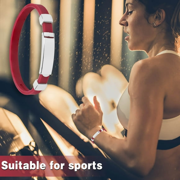 Balance Bracelet For Women Men Magnetic Anti- Bracelet Stainless Steel Vertigo Bracelet Antistatic Wrist Sports Bracelet For Unisex Wine