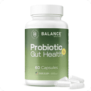 Balance Breens Probiotics 50 Billion CFU with 15 Probiotic Strains, Targeted Release Capsules for Digestive and Immune Support, Shelf-Stable, 60 Vegetarian Capsules