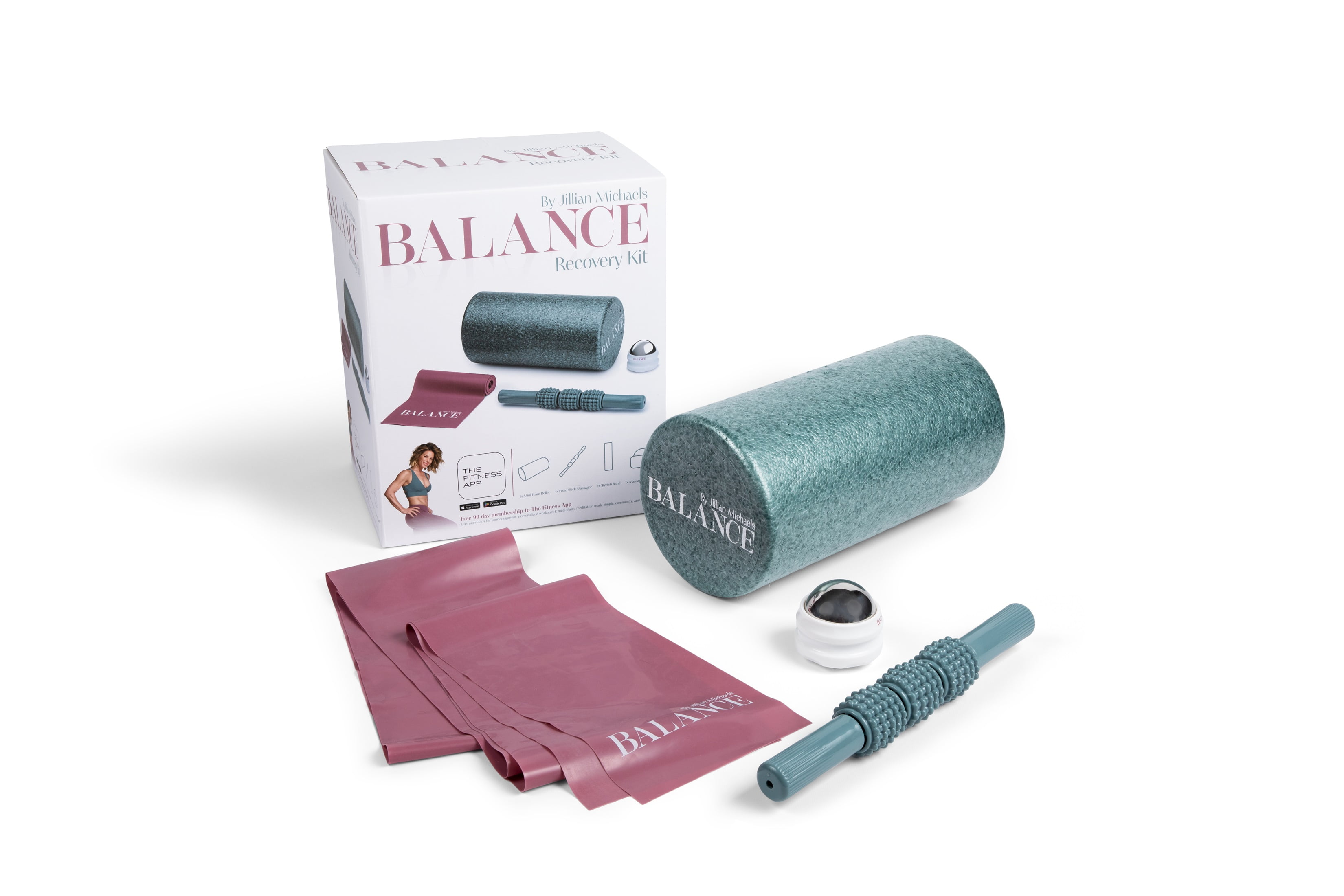 Balance By Jillian Michaels Recovery Kit, Targets Tension and