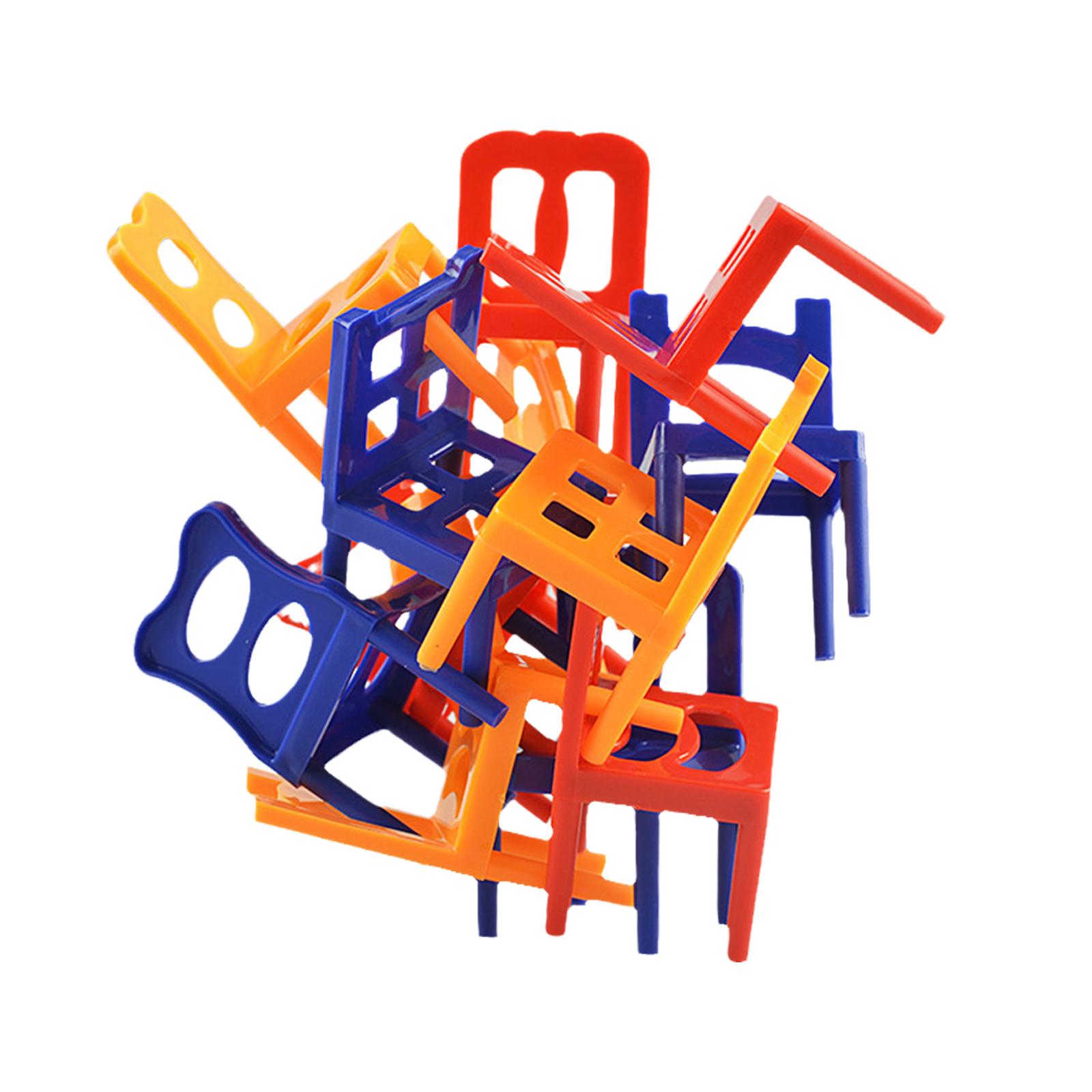 Balance Chairs Game Stacking Puzzle Toys Kids Educational Gift Desktop