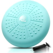 Balance Disc Board, Wobble Cushion for Posture & Core Strength, Turquoise, Tumaz