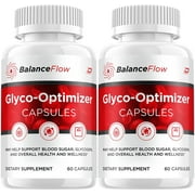 Balance Flow Capsules   BalanceFlow All Natural Formula to Maintain Healthy Levels, Glyco Optimizer, 2 Pack, 120 Capsules