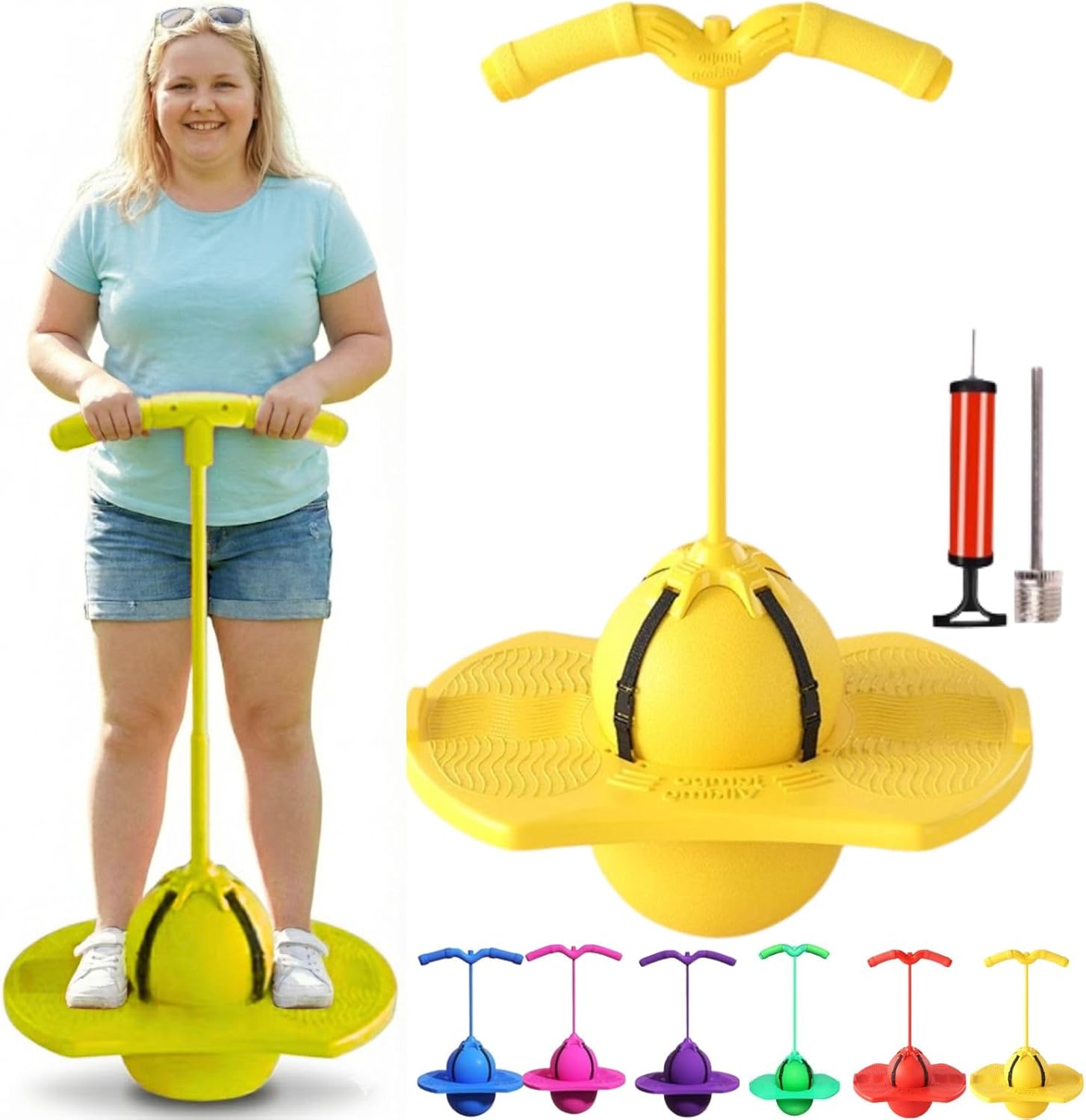 Jumping Balance Balance Jumping Ball - Balance Board With Handle, Crazy Jumper Jump ...
