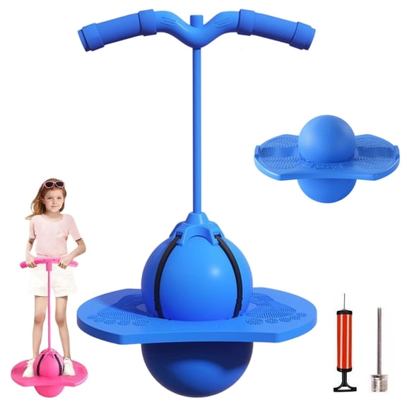 Balance Jumping Ball, Crazy Jumper Jump Ball for Kids & Adults -Balance Board with Handle, Indoor & Outdoor Fun, Perfect for Balance, Coordination, And Fitness