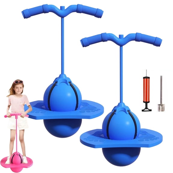 Balance Jumping Ball, Crazy Jumper Jump Ball for Kids & Adults -Balance Board with Handle, Indoor & Outdoor Fun, Perfect for Balance, Coordination, And Fitness
