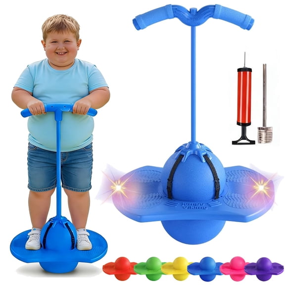 Balance Jumping Ball, Exercise Ball With Handle, High-Quality, Durable Materials, Silent Design For Indoor Outdoor, Balance, Coordination, And Fitness