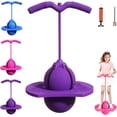 thumbnail image 1 of Balance Jumping Ball, Indoor & Outdoor Anti-Slip Balance Board Toy with Handle & Pump, Improve Coordination, Motor Skills and Fitness Training, 1 of 9