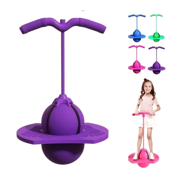 Balance Jumping Ball,Jumping Hopping Ball, Pogo Jumper With Handle And Ball Pump,Suitable For Outdoor Play, And Suitable For Both Boys And Girls