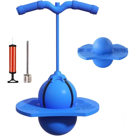 Balance Jumping Ball, Pogo Jumper with Handle and Ball Pump, 2026 Balance Pogo Ball, Pogo Bouncing Ball for Adults, for Indoor Outdoor Fun