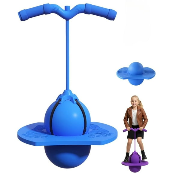 Balance Jumping Ball,Pogo Jumper with Handle and Pump, Safe and reliable bouncing tools,Anti-Slip and Wear-Resistant,Suitable for beginners