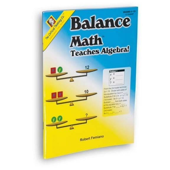 Balance Math Teaches Algebra (Paperback)