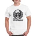 thumbnail image 1 of Balance Metal Skulls T-shirt Men's -SmartPrintsInk Designs, 1 of 4
