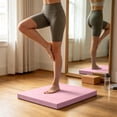 thumbnail image 1 of Balance Pad, Non Slip Foam Pad, Cushion Exercise Yoga Mat, Knee Pad for Fitness, Stability Core Training Stretching, Home Gym Floor, Yoga Pilates Workout, Physical Strength Training, 1 of 6