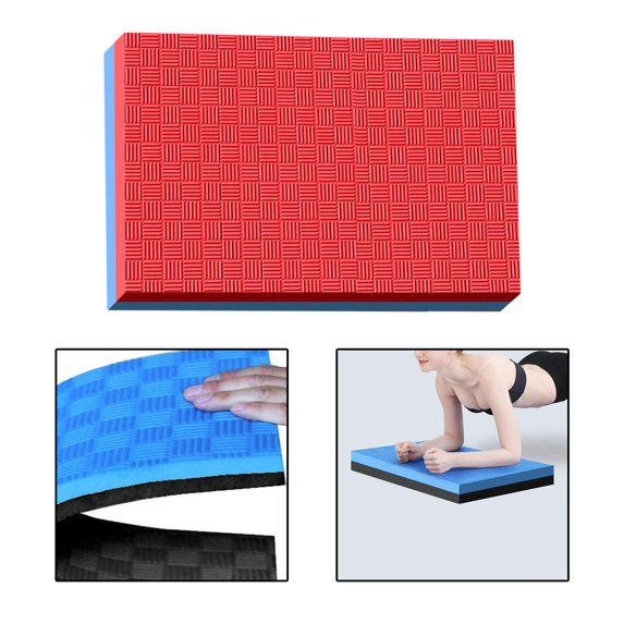 Balance Pads Exercise Fitness Pilates Strength Training Work Senior Yoga Mat Red Blue 18x32x4cm