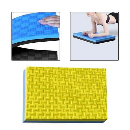 Balance Pads Exercise Fitness Pilates Strength Training Work Senior Yoga Mat Yellow Blue18x32x4cm
