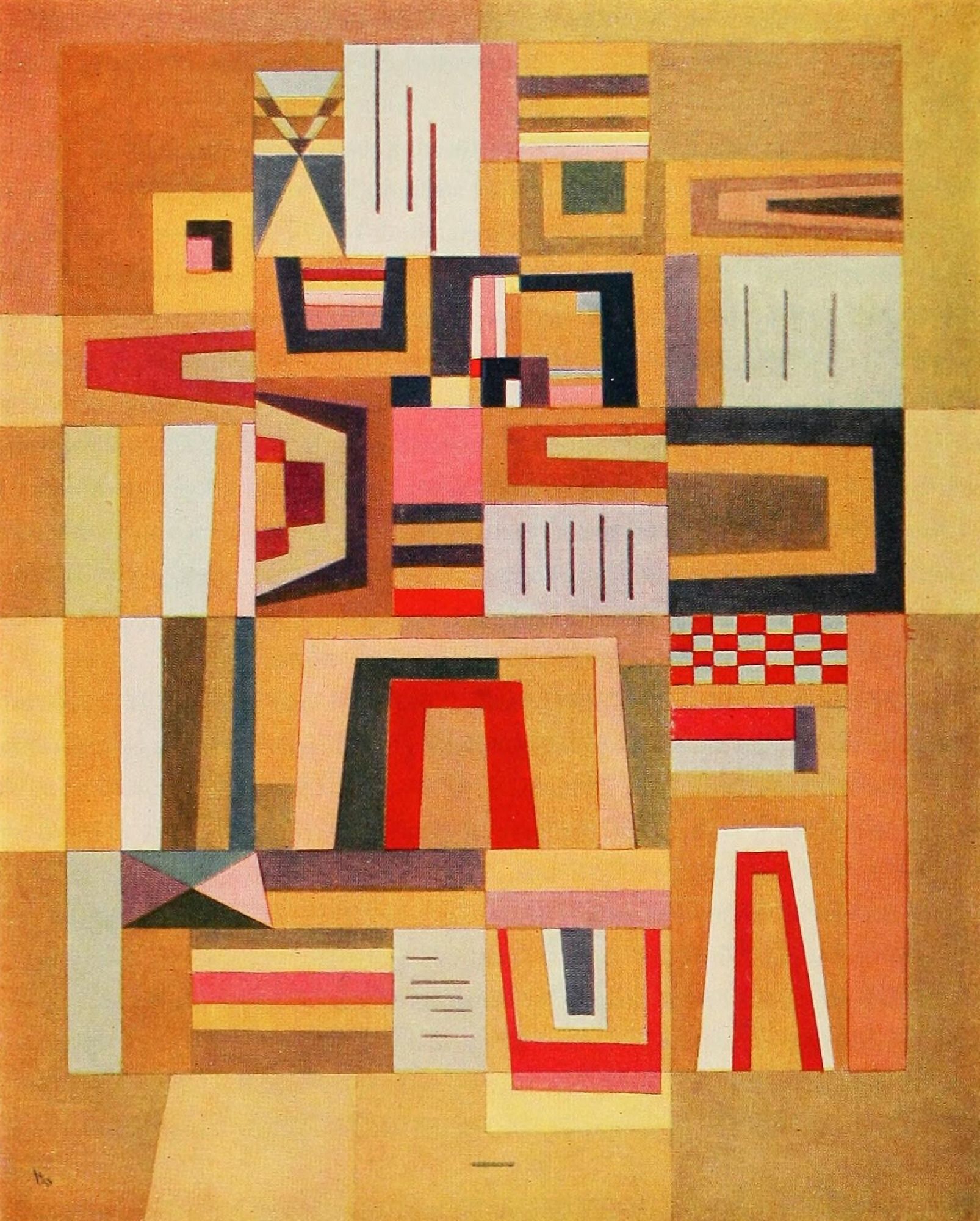 Balance Pink 1932 Canvas Art - Wassily Kandinsky (18 x 24)