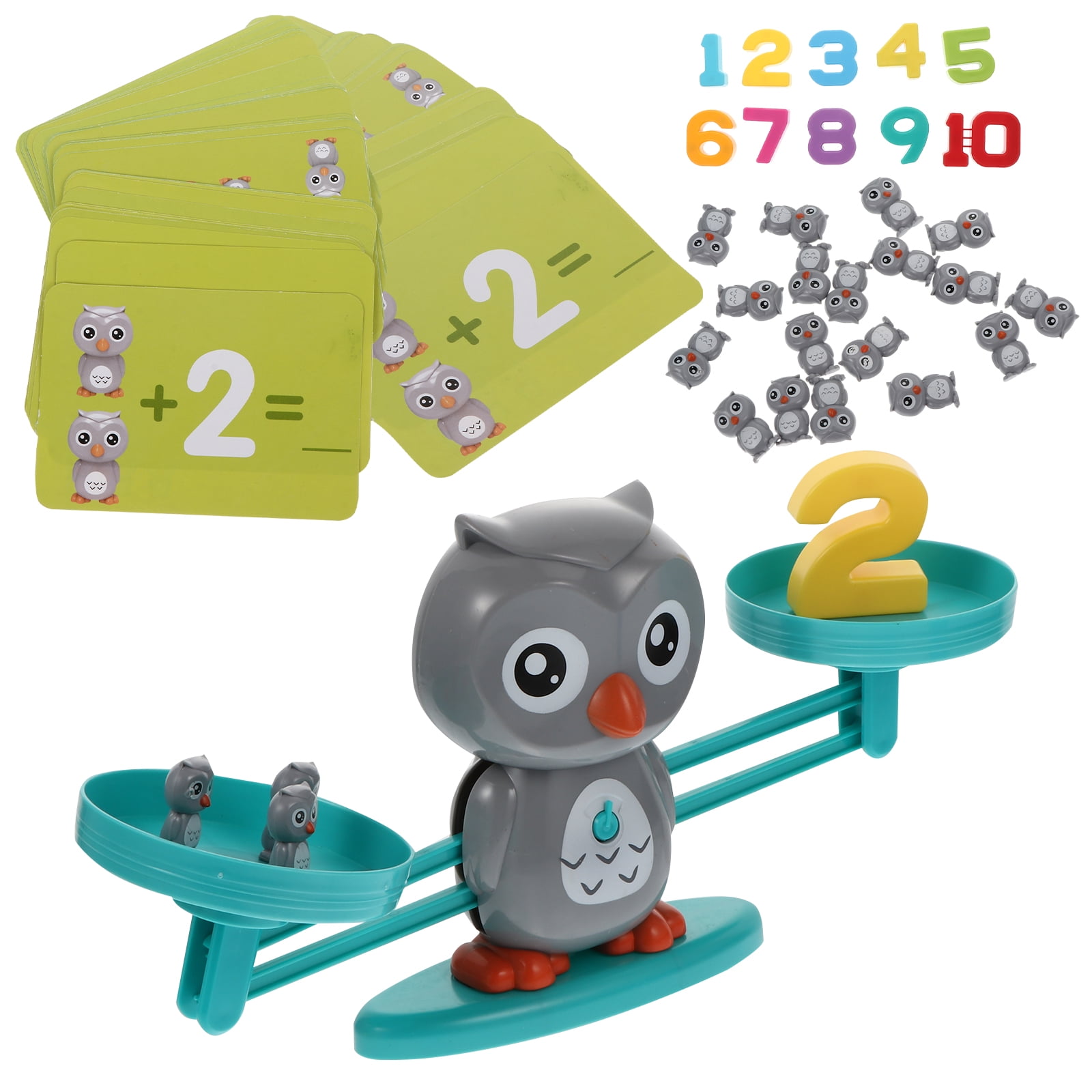 Balance Scales Counting Numbers Toy Math Teaching Aids Tools for Kids STEM Learning Preschool