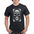thumbnail image 1 of Balance Skull Deck Of Cards T-shirt Men's -SmartPrintsInk Designs, 1 of 4