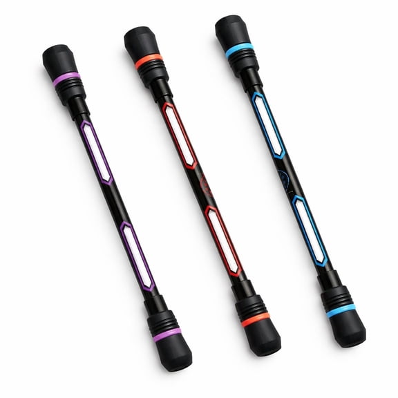 Pack of 3 Fidget Spinning Pen Toy EDC Stress Relief Pens Relax Toy